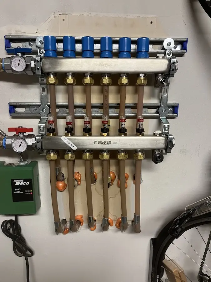 Plumber performing Leak Detection at a residential property in Berryville